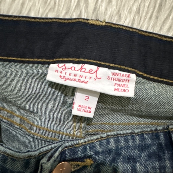 Isabel maternity women’s vintage straight panel medio size 2 - Picture 3 of 8